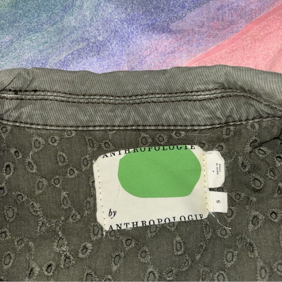 Anthropologie Green Military Jacket size S “Run Ruby Jacket” - Picture 7 of 9